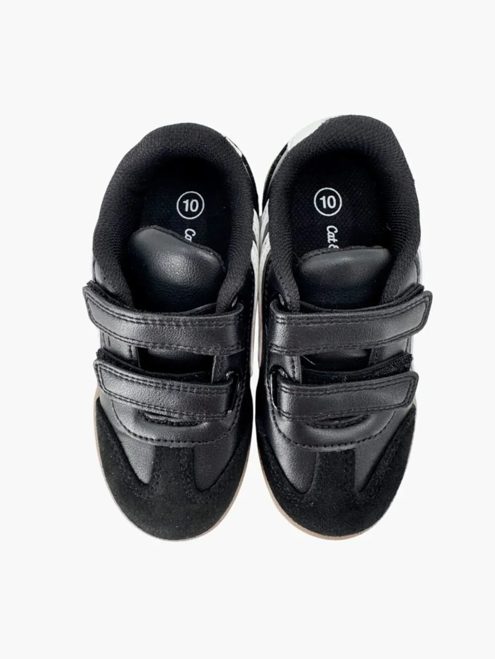 NEW Cat & Jack Toddler Dakota Retro Court Sneakers - Black